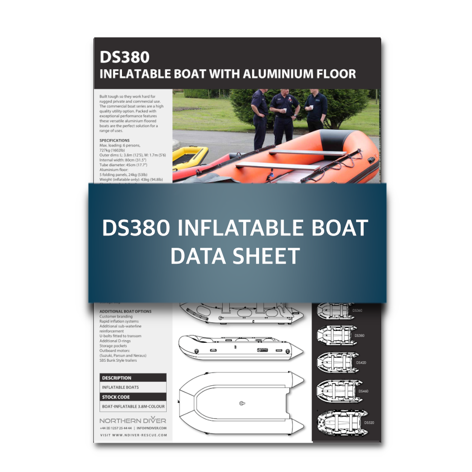 DS380 Inflatable Boat (Alu) Data Sheet